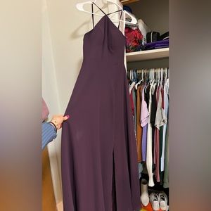 Azazie Plum bridesmaid dress! Size A2